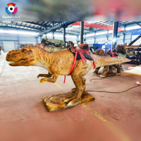 Modèle de dinosaure animatronique à monter pour les enfants, balançoire intérieure/extérieure pour la maternelle et la garderie