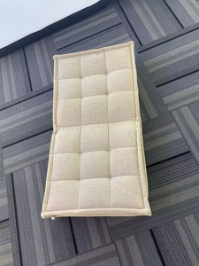 Silla portátil de espuma de alta densidad con soporte trasero, asiento plegable acolchado ajustable para meditación y sala de estar - Product Image 4