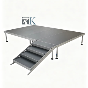 Heavy Load Stage Platform Aluminum Portable Modular Adjustable Legs Quick Installation Easy Setup Stage for Concerts Outdoor - Product Image 1