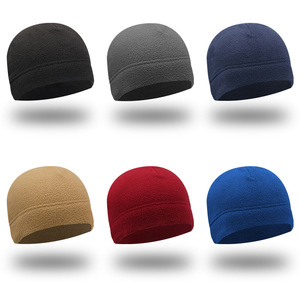 Outdoor Tactical Fleece Hat Windproof Warm Double Layer <b>Headband</b> For Hiking Cycling Adult Solid Color - Product Image 2