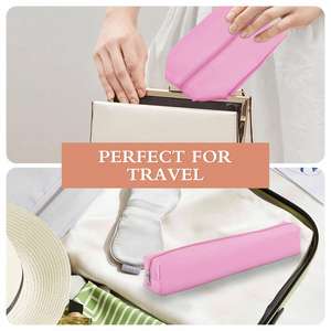 Bolsa Organizadora de Herramientas para el Cabello Resistente al Calor con Superficie Impermeable y Cierre de Cremallera para un Almacenamiento Seguro y Fácil Transporte - Product Image 6