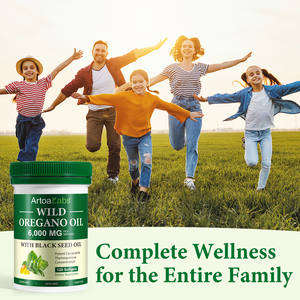 ArtoaLabs Private Label Spijsverteringsondersteuning 6000mg Kruidensupplement Immuunversterking Wilde Oregano Olie Softgel Capsules - Product Image 6