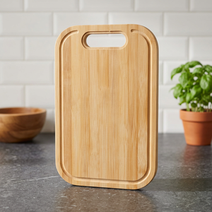 Tabla de Cortar de Bambú Antideslizante, Duradera, Ecológica, Fácil de Limpiar, Utensilios de Cocina Resistentes - Product Image 6
