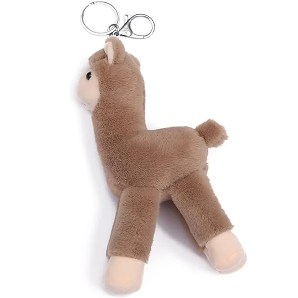 Multi-functional Useful Bag Car Key Chain Alpaca Toys Metal Keychain for Boys Girls Backpack Decor