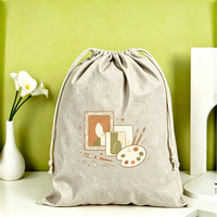 Sac à cordon en toile écologique personnalisé, commande en gros, durable, publicitaire, pour étudiants, trajets quotidiens, entraînements sportifs