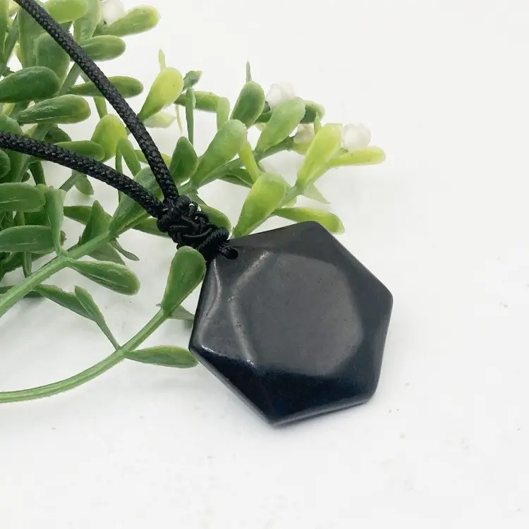 Energinox Retro Multi-shape Pattern Russian Radiation Protection Graphite Products shungite Pendant