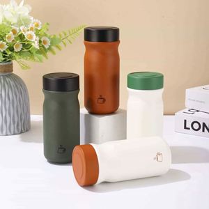 Stainless Steel Insulated Water Bottle Pop-Up Lid Portable Thermal Bottle <b>Large</b> Capacity Food Grade Travel Mug - Product Image 1