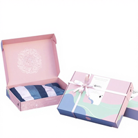 Boîtes d'expédition en carton ondulé imprimées en couleur personnalisées, boîtes pliables avec logo personnalisé pour vêtements, chaussures, emballages cadeaux