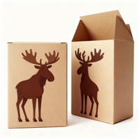 Boîtes rigides en papier artistique imprimées personnalisées écologiques et recyclables, avec pelliculage mat et dorure à chaud pour l'emballage de chocolat, de nouilles et de gelée