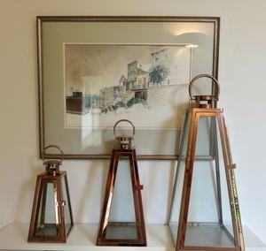 ชุดของ3สดใสโคมไฟทองแดงสำหรับในร่มและกลางแจ้งฟักทองแก้วของขวัญแต่งงานวันหยุดบ้านโรงแรมร้านอาหารที่มีคุณภาพสูง - Product Image 3