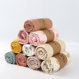 ผ้าห่มมัสลินผ้าคอตตอนพิมพ์ลายปรับแต่งได้ผ้าห่มมัสลินนุ่มมาก - Product Image 3