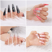 Kit d'ongles pressés XL à prix d'usine et nouveau Kit de cils en un