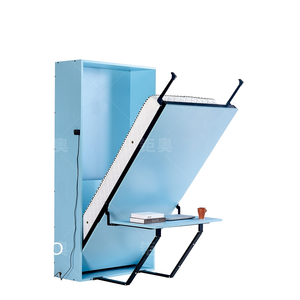 <span class=keywords><strong>Bureau</strong></span>-<span class=keywords><strong>lit</strong></span> Murphy <span class=keywords><strong>avec</strong></span> support pliable pour livres et accessoire relevable télécommandé, intégration multifonctionnelle - Product Image 1
