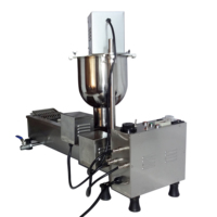 Penggoreng Donat Otomatis Harga Terjangkau Pembuat Donat Listrik Komersial Mesin Pembuat Donat Bahan Stainless Steel Food Grade