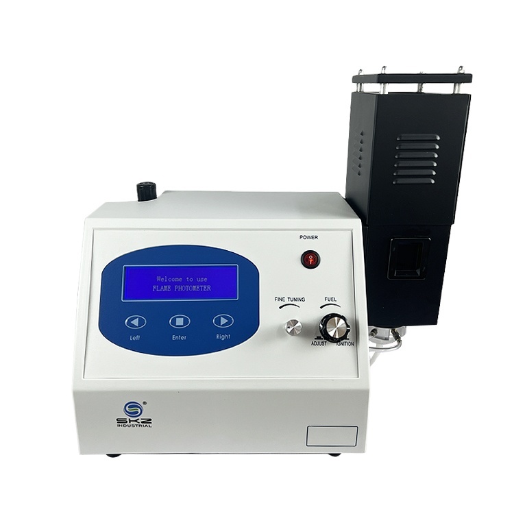 high quality K Na Li Ca Ba digital flame photometer