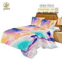 Parure de lit en Satin de soie de luxe, ensemble de housse de couette en soie de mûrier Pure, parure de lit en soie de qualité oeko-tex