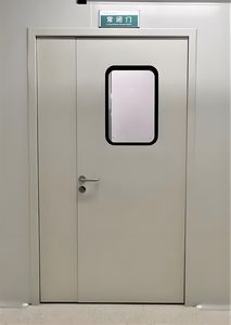 Porte d'urgence en acier ignifuge personnalisée 30min 60min 90min Porte coupe-feu en métal pour hôpitaux et entrepôts - Product Image 6