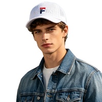 Gorra de béisbol de malla de verano - Diseño transpirable y ligero con correa ajustable, elegante protección solar, 100% poliéster, con letras, para exteriores