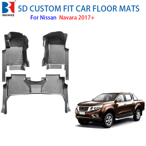 เสื่อปูพื้นรถแบบ5D ได้เองสำหรับ <span class=keywords><strong>Nissan</strong></span> Navara LHD 2017 + แผ่นซับพื้นกันลื่นทุกสภาพอากาศ - Product Image 1
