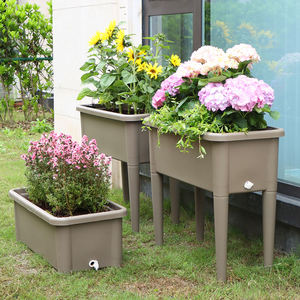 <span class=keywords><strong>Grande</strong></span> boîte à fleurs <span class=keywords><strong>rectangulaire</strong></span> de jardinage pour légumes d'extérieur Vertical surélevé <span class=keywords><strong>Jardinière</strong></span> en <span class=keywords><strong>plastique</strong></span> pour fleurs - Product Image 6