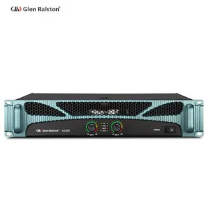 Glen Ralston Cheap factory price K280 class AB 400 watts 2 channels professional power amplifier