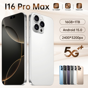 I16 Pro Max, Pantalla AMOLED de 7.3 Pulgadas y 90Hz, Deca <span class=keywords><strong>Core</strong></span>, 16GB de RAM, Android 15, Smartphone para Juegos, Cámara Dual de 108MP, Batería de 7000mAh - Product Image 4