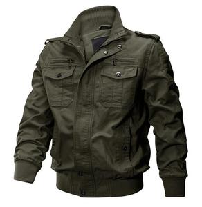 Chaquetas Cortavientos de Piloto de Camuflaje para Hombre al por Mayor, Chaqueta con Capucha, Multibolsillos, Estilo Táctico - Product Image 3