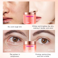 Crème Visage au Collagène Marque Blanche Acide Hyaluronique Céramide Hydratante Anti-Âge Lissante Éclaircissante Soin Facial