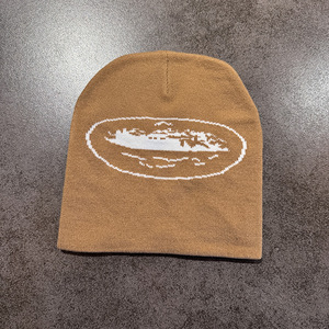 Gorros deportivos de esquí de punto con logotipo personalizado OEM, gorro de invierno de Jacquard acrílico Unisex de alta calidad, jersey de protección, gorro cálido - Product Image 4