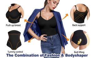 Body moldeador <span class=keywords><strong>sin</strong></span> costuras <span class=keywords><strong>para</strong></span> mujer, <span class=keywords><strong>faja</strong></span> adelgazante de talla grande, moldeador de cuerpo de una pieza, cintura Abdominal de barriga plana, <span class=keywords><strong>sin</strong></span> costuras, <span class=keywords><strong>para</strong></span> mujer - Product Image 5
