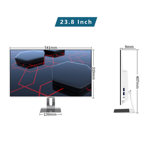 23,8 pulgadas Core I3 I5 I7 1920*1080 HD PC de escritorio todo en uno 8G 16G negocio Barebone sin marco computadora todo en uno con cámara - Product Image 6