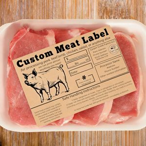 Etiquetas de Identificación Autoadhesivas Impermeables Personalizadas para Carnes, Pescados y Productos de Supermercado - Product Image 3