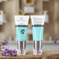 Emballage de tube cosmétique en plastique biodégradable OEM avec pompe, scellage en feuille d'aluminium, impression offset pour soins de la peau, capacité 3-240 ml, 1-5 unités