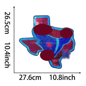 <span class=keywords><strong>Parches</strong></span> Bordados <span class=keywords><strong>con</strong></span> Lentejuelas de Texas <span class=keywords><strong>con</strong></span> <span class=keywords><strong>Pegamento</strong></span> Termoadhesivo en Existencia <span class=keywords><strong>para</strong></span> <span class=keywords><strong>Ropa</strong></span>, Logotipo de Equipo Deportivo, <span class=keywords><strong>Parches</strong></span> Termoadhesivos de Fieltro de Texas Hechos a Mano - Product Image 2