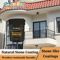 Revêtement en pierre naturelle, texture granit, respirant, Limejia pour systèmes de revêtement mural d'hôpitaux, finition professionnelle et faibles teneurs en COV
