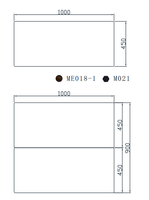 Ensemble de table à manger/basse en bois et en acier de style moderne Mobilier peu encombrant avec fonction de levage Cuisine Petits appartements Maison Bars