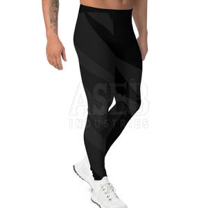 Nuevo diseño de mallas deportivas para hombre, mallas de cintura elástica para hombre, mallas deportivas para correr de talla grande para hombre - Product Image 6