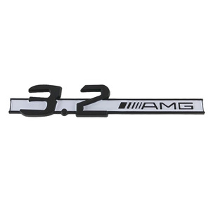 สติกเกอร์โครเมียมติดรถยนต์คุณภาพสูง เงางาม สำหรับโลโก้ AMG สำหรับ C63 แต่งสำหรับรถยนต์ขนาด 5.5 6.3 3.2 ลิตร - Product Image 2