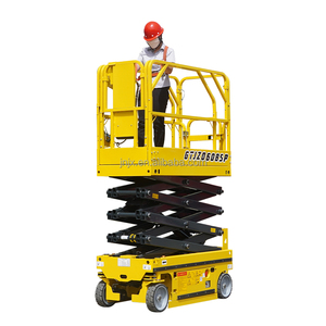 Plataforma Aérea Autopropulsada de China, Elevador de Tijera Eléctrico, Elevador Hidráulico Eléctrico para Motocicletas, Precio de la Plataforma Elevadora - Product Image 1