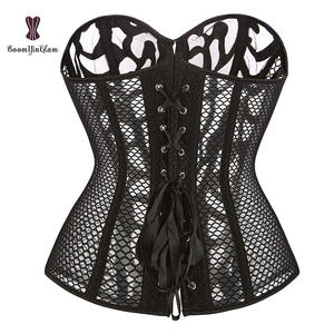 Taglie forti xxxxxxxl Sexy maglia reggiseno Shaper maglia <span class=keywords><strong>Bustier</strong></span> <span class=keywords><strong>bianco</strong></span> e nero donna corsetto <span class=keywords><strong>Top</strong></span> con mutandina - Product Image 4