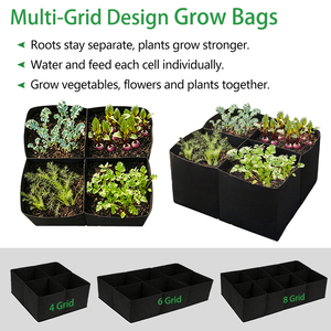 <span class=keywords><strong>Sac</strong></span> <span class=keywords><strong>de</strong></span> culture robuste et respirant pour jardin, en tissu non tissé épaissi, pour plantes, fleurs et légumes - Product Image 2