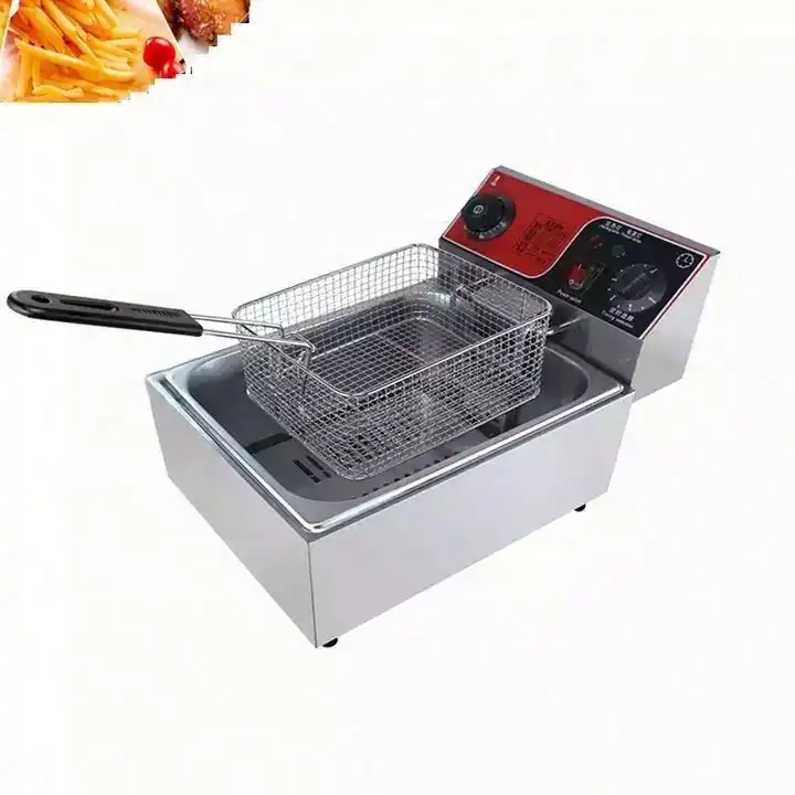 Commercial Electric Egg Fry Machine Deep Fryer Frying Machine