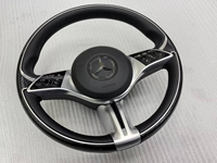 W447 Kit intérieur de luxe MB Glc Classe V VITO Nouveau style Electroplaqué Volant en grain de bois de pêche