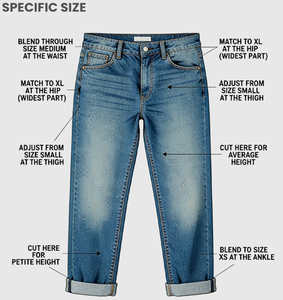 Nuovi <span class=keywords><strong>Jeans</strong></span> da Donna Vintage a Vita Alta con Doppio Bottone e Strappi, Gamba Larga, Stile Street, Ultra Comodi e Morbidi - Product Image 6