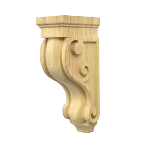 Wooden Handicrafts Carved Decorative Brackets & Corbels for Furniture Cabinets - Product Image 1