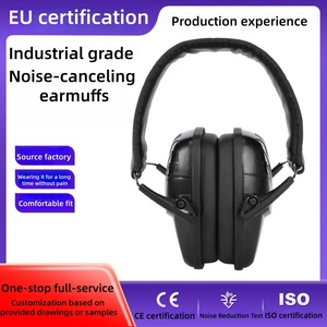 शूटिंग सुरक्षात्मक ईयरमफ फोल्डेबल शोर कम करने और साउंडप्रूफ औद्योगिक ग्रेड इयरमफ अनुकूलित किया जा सकता है - Product Image 5