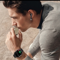 Reloj Inteligente B D8E con Llamadas BT, Audífonos, Monitoreo de Frecuencia Cardíaca, Modo Multideportivo, Minijuegos y Diseño de Moda