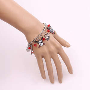 Accesorios de película de Horror, mascarilla facial, Jason, Hockey, Manga, Bijoux, Stephen Kingdom, brazalete, <span class=keywords><strong>Black</strong></span> <span class=keywords><strong>Friday</strong></span>, pulsera de Halloween de Navidad - Product Image 2