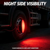Feux de position latéraux LED universels 12V et 24V, adaptés à tous les camions, fourgons utilitaires et pick-up, fonctionnent comme indicateurs de largeur de véhicule