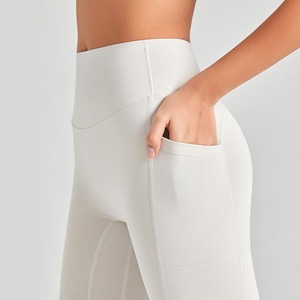 Leggings YIYI da <span class=keywords><strong>donna</strong></span> a <span class=keywords><strong>vita</strong></span> alta, modellanti, senza cuciture, contenitivi, elasticizzati, <span class=keywords><strong>taglie</strong></span> <span class=keywords><strong>forti</strong></span>, leggeri, per yoga - Product Image 4